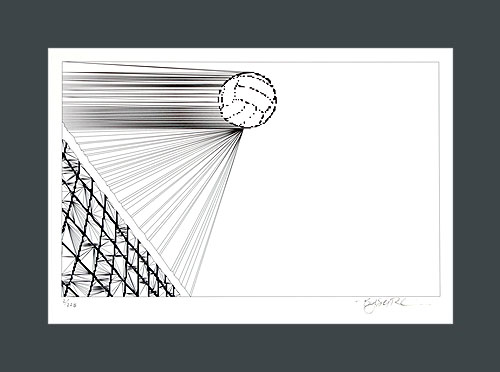 volleyball pictures to print. Volleyball art print of a
